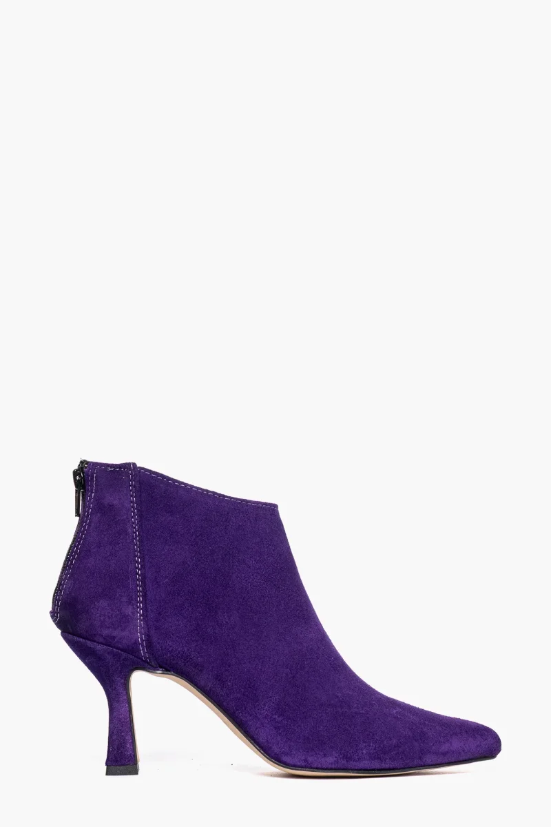 Tronchetti camoscio viola scuro Love 1 - immagine 2