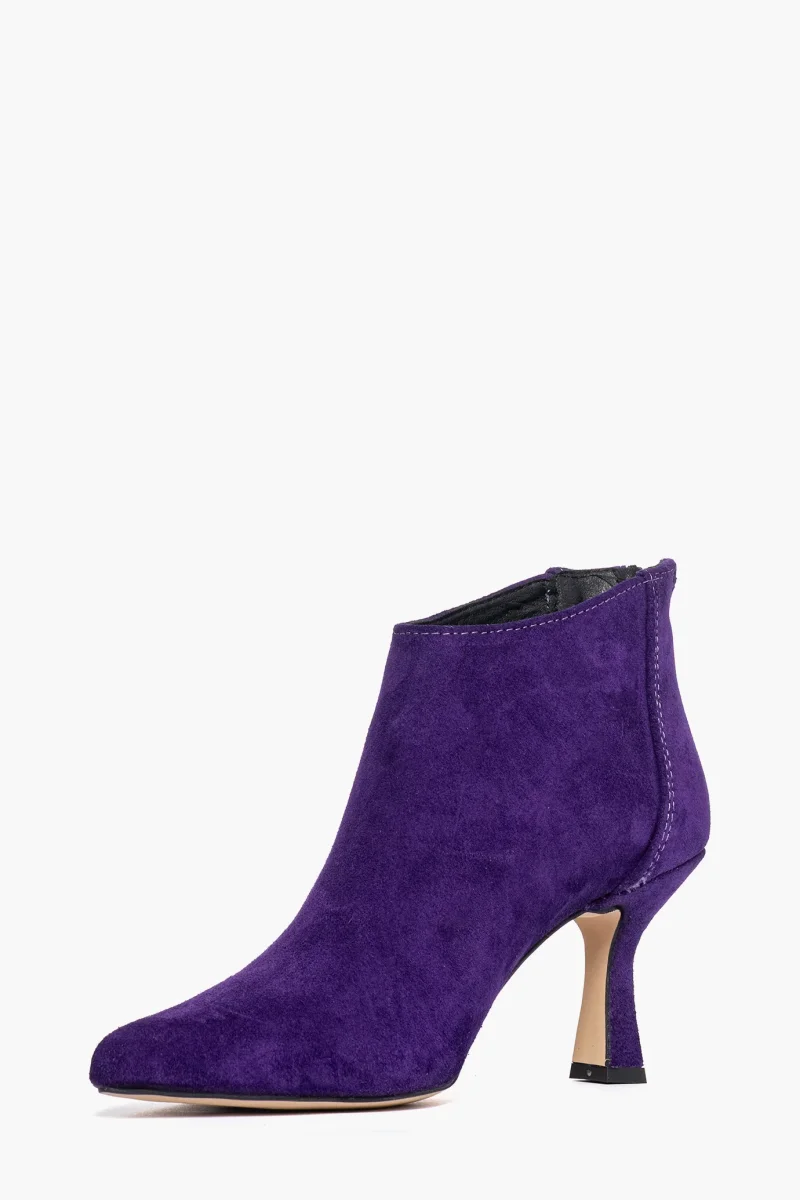 Tronchetti camoscio viola scuro Love 1 - immagine 4