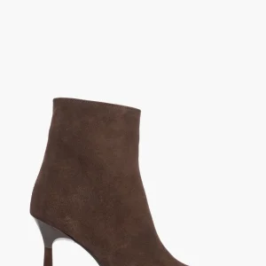 Tronchetto camoscio marrone Vanessa