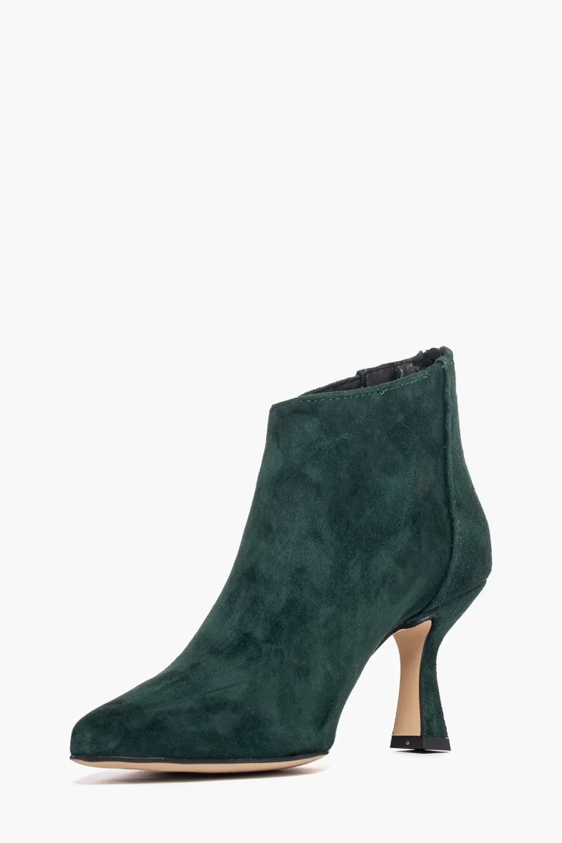 Tronchetti camoscio verde scuro Love 1 - immagine 4