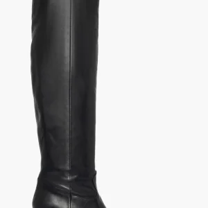 Stivali sopra al ginocchio pelle nero Irene 100
