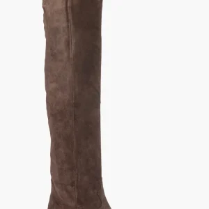 Stivale sopra al ginocchio camoscio cioccolato Oldwest 11