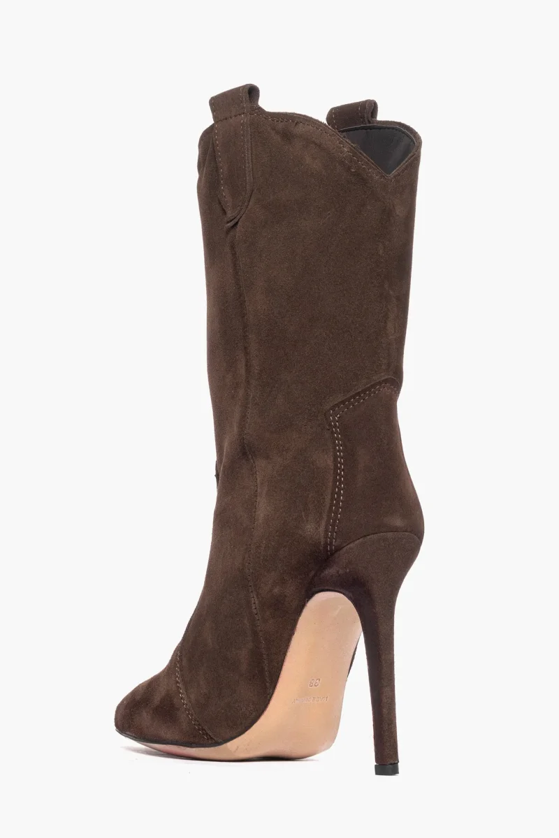 Stivaletti camoscio cioccolato Sidney 13 - immagine 5