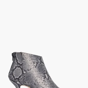 Tronchetti pelle pitone bianco grigio Love 1