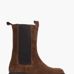 Stivaletti Wake 12 camoscio marrone con elastici