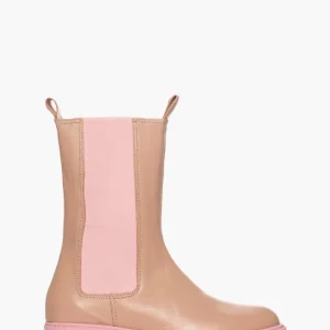 Stivaletti Wake 12 pelle rosa con elastici