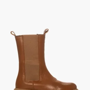 Stivaletti Wake 12 pelle bottalata cuoio con elastici