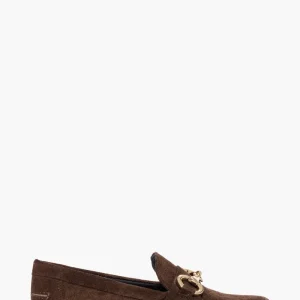 Mocassino in camoscio cioccolato con ricamo Monique 2