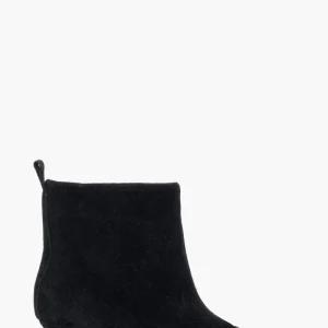 Stivaletti 2505 camoscio e pelle nero