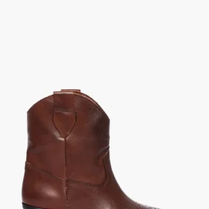 Stivaletti 1253 pelle marrone bruciato