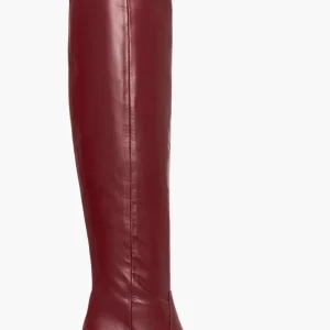 Stivali sopra al ginocchio pelle bordeaux Agua 100