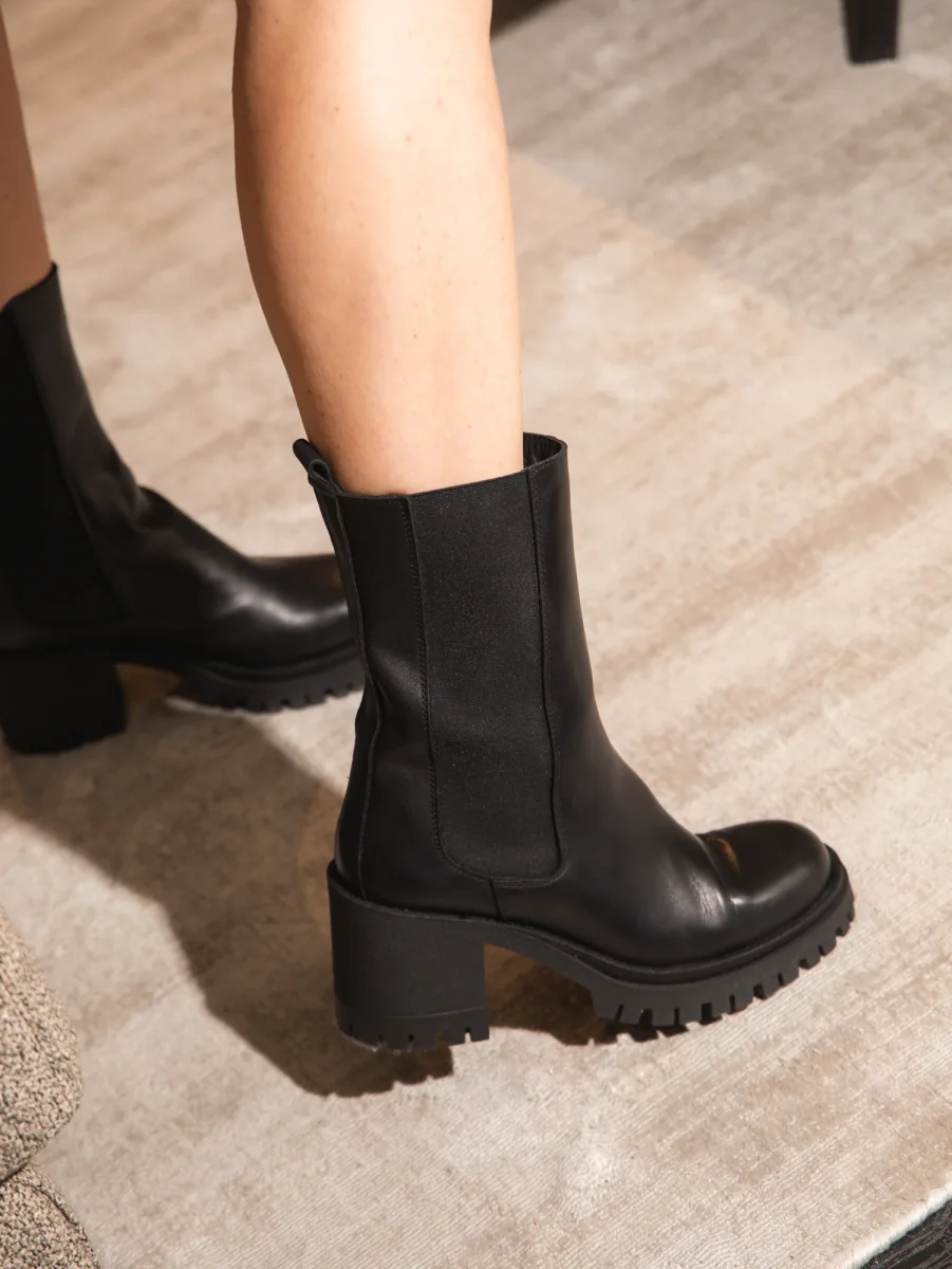 Rift - Anfibio in Pelle con Gomma Spazzolata - immagine 7