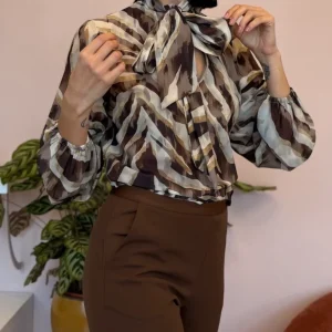 Camicetta fantasia Georgette