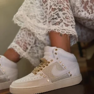 Nike Court Vision MID Pitone & Strass