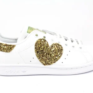 Adidas Stan Smith Cuore Glitter Gold