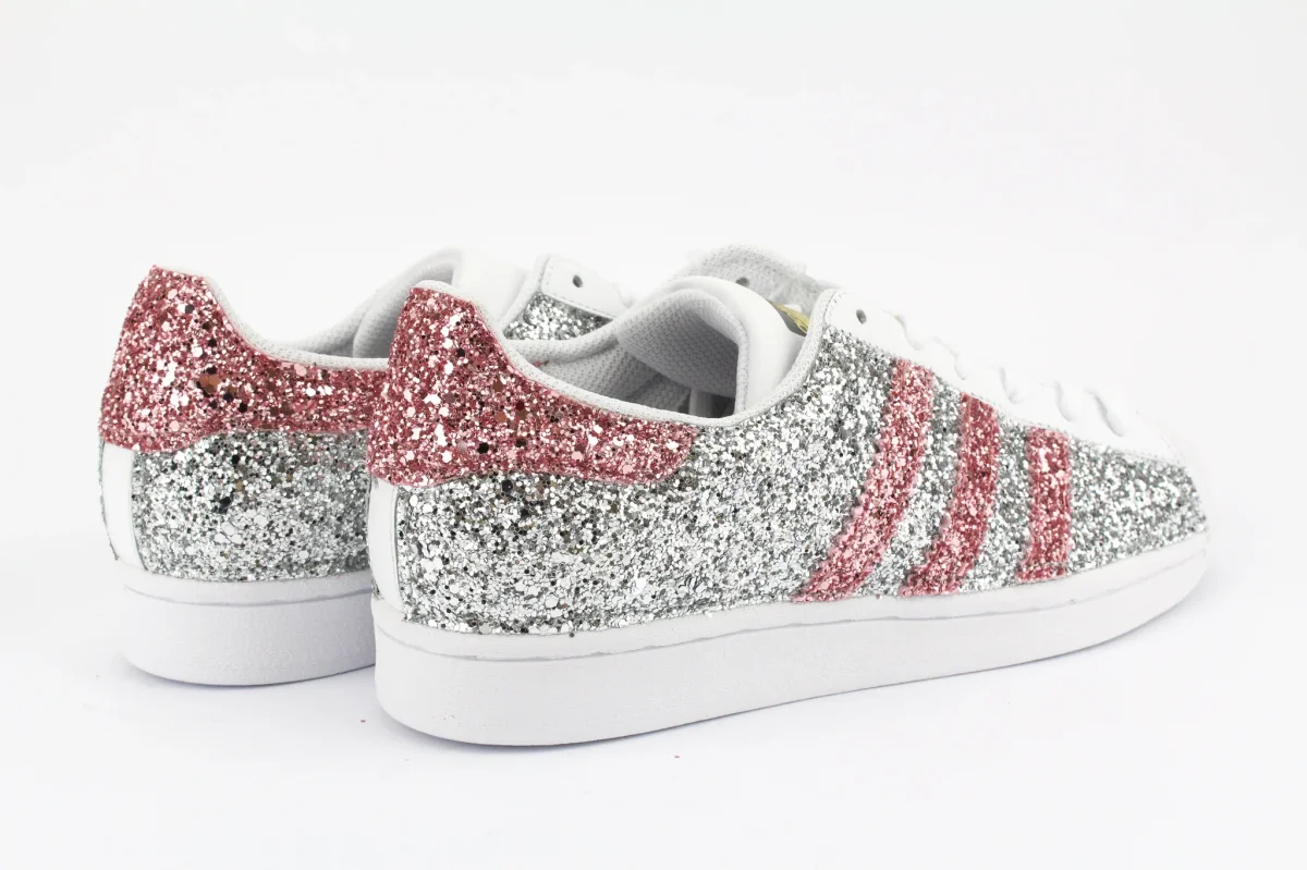 Adidas Superstar Total Silver & Pink Glitter - immagine 5