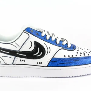 Nike Court Vision Low Blue Cartoon