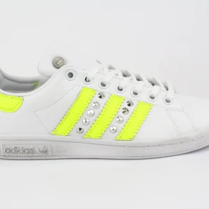 Adidas Stan Smith Yellow Fluo & Borchie