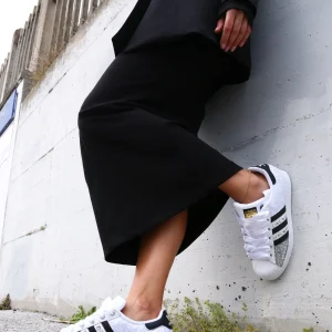 Adidas Superstar Pizzo White Glitter Argento