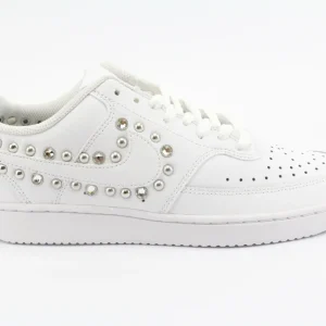 Nike Court Vision Low Strass & Borchie