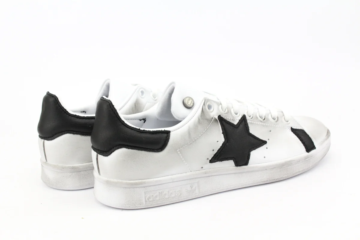 Adidas Stan Smith Stella Pelle Nera - immagine 5
