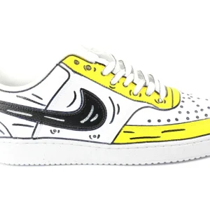 Nike Court Vision Low Yellow Cartoons