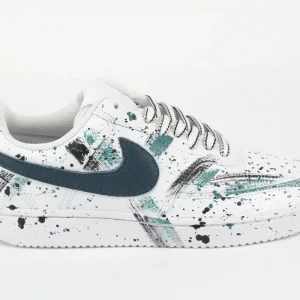 Nike Court Vision Low Vernice Petrolio