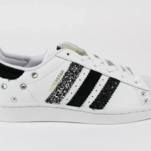 Adidas Superstar Velluto Glitter Black & Strass