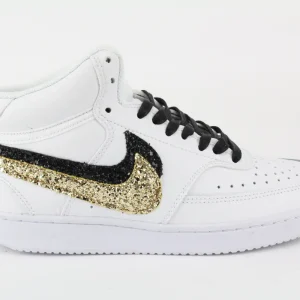 Nike Court Vision MID Glitter Gold