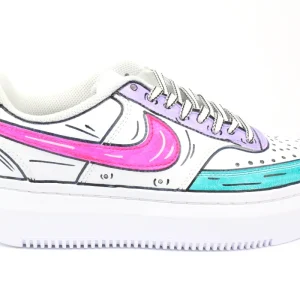 Nike Court Vision Low Platform Cartoon 4 colori