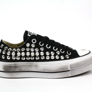 Converse All Star Platform Bassa Total Borchie