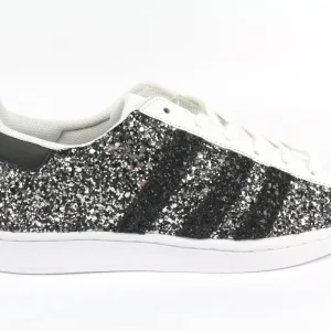Adidas Superstar Total Black Glitter