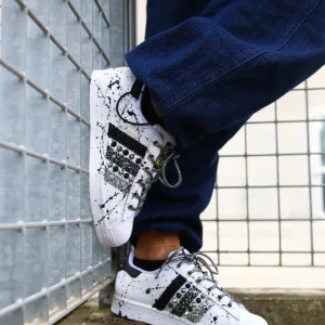 Adidas Superstar Glitter Borchie & Vernice