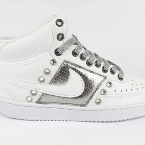 Nike Court Vision MID Pitone Antracite & Strass
