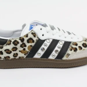Adidas Original SAMBA Total Maculate & Strass Argento