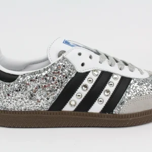 Adidas Original SAMBA Total Glitter Silver
