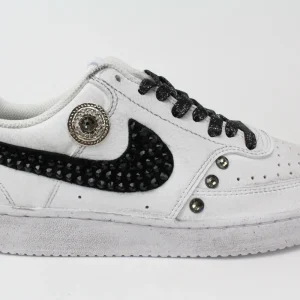 Nike Court Vision Low Stass Neri & Glitter