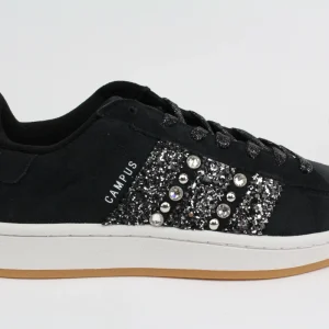 Adidas Campus Black Glitter & Strass