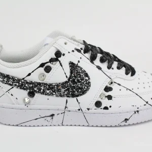 Nike Court Vision Low Colours Borchie & Glitter