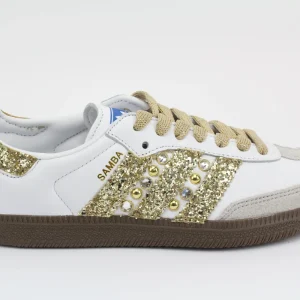 Adidas Original SAMBA Bande Glitter & Strass