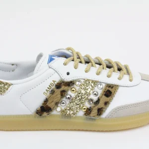 Adidas Original SAMBA Bande Glitter maculato e Cuore