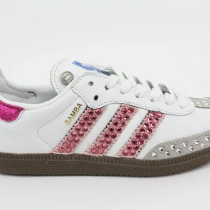 Adidas Original SAMBA Glitter & Strass Termo Fuxia