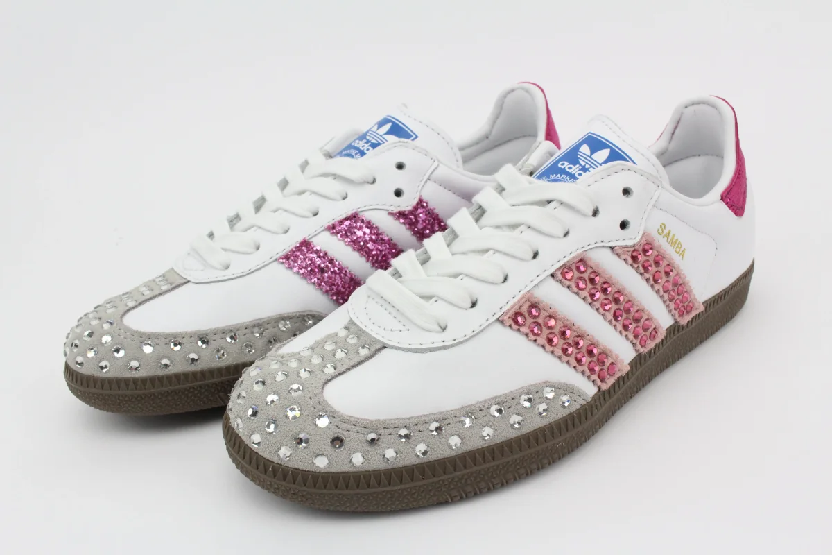 Adidas Original SAMBA Glitter & Strass Termo Fuxia - immagine 4