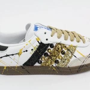 Adidas Original SAMBA Glitter Borchie & Vernice oro