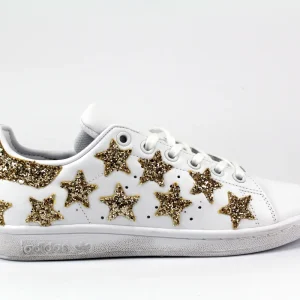 Adidas Stan Smith Stelline Glitter Oro