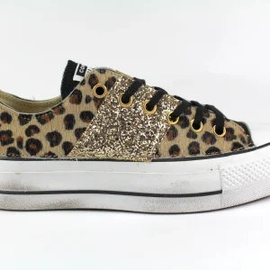 Converse All Star Platform Bassa Maculate & Glitter