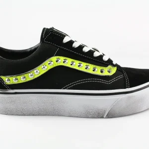 Vans Old Skool Platform Yellow Fluo & Borchie