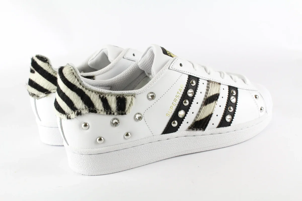 Adidas Superstar Zebrate & Strass - immagine 5