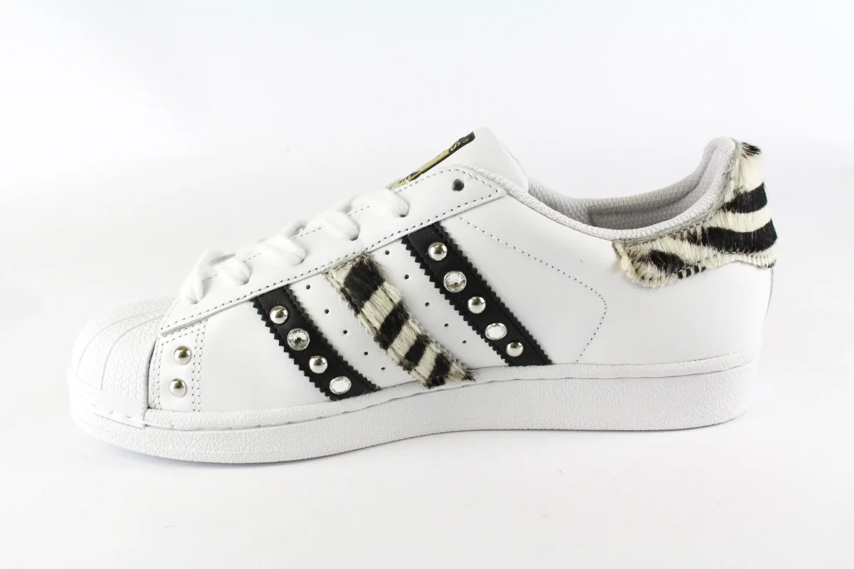 Adidas Superstar Zebrate & Strass - immagine 3
