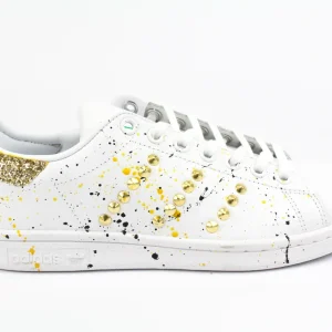 Adidas Stan Smith Gold Borchie Glitter & Vernice